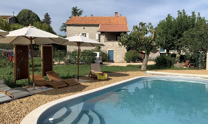 Saint Alban Auriolles Other | Mas Catalpa: Riverfront Oasis with Pool & Gourmet Kitchen