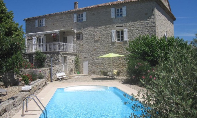 Les Vans Bed & Breakfast | Discover Mas de la Garrigue: Guest Rated 9.8 with Ocean Views