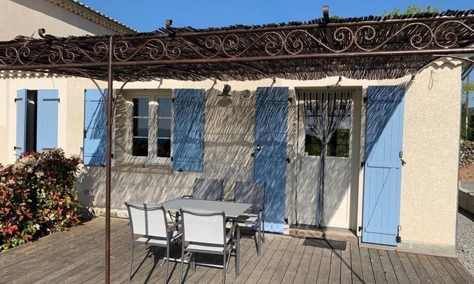 Chambonas House | Enjoy Mas De Vignal Gite: Cozy Cottage with Pool & Terrace