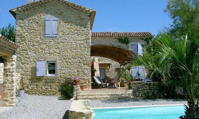 Mejannes-les-Ales House | Serene Mas des Magnarelles with Pool & Ocean View in Uzès