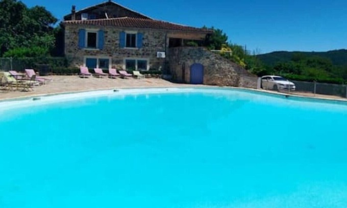 Molieres-sur-Ceze Other | Relax at Mas "Naturelle" Cévennes with Spa & Pool Amenities