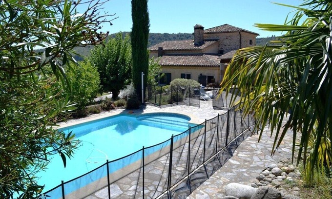 Les Vans Villa | Relax at Mas with Pool in Les Vans, Southern Ardèche
