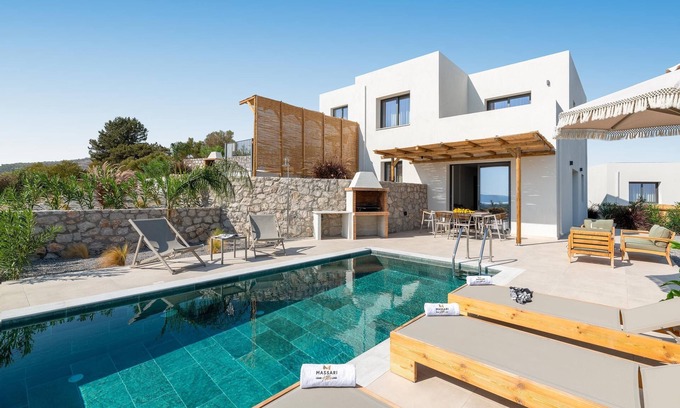 Archangelos Villa | Relax at Massari Hills - Mer Armie Villa with Private Pool