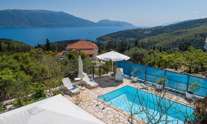 Tselendata Villa | Experience Matsoukata-Fiskardo with Breathtaking Ithaca Views