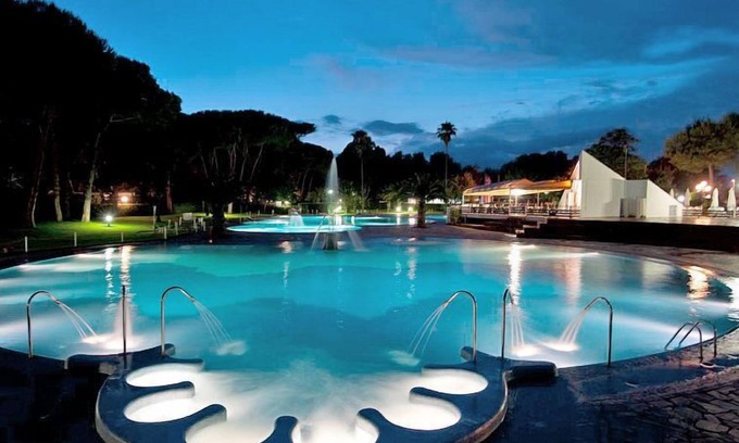 Baia Domizia House | Relax at Maxi Caravan Escale with Oceanfront Pool Access