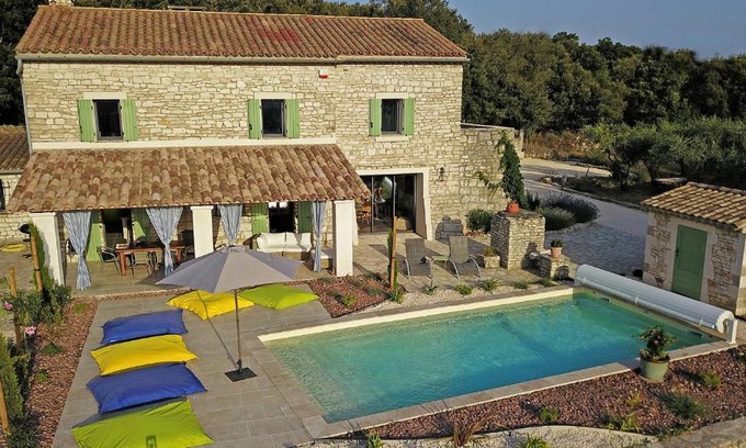Orgnac-l'Aven House | Beachfront Retreat at Mazet Solaris with Pool & Ocean Views