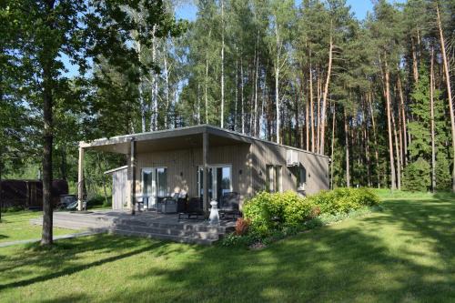 Latgale House | Beachfront Retreat at Mežmāja Spārītes with Hot Tub