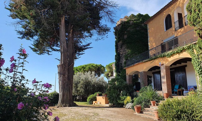 Sant Vicenc de Montalt House | Enchanting Medieval Tower Retreat by the Sea in Barcelona