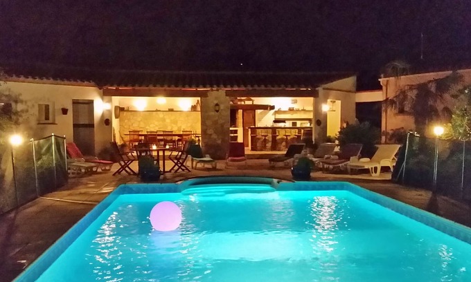 Malves-en-Minervois Villa | Elegant Mediterranean Villa with Ocean Views & Private Pool