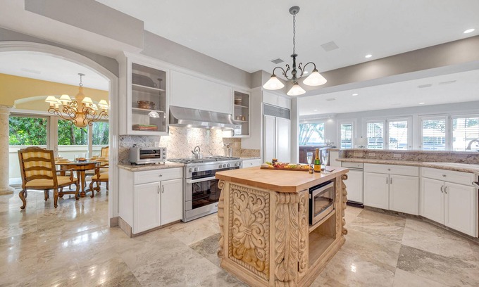Harbor Beach House | Riverside Villa with Heated Pool | Pet-Friendly Retreat