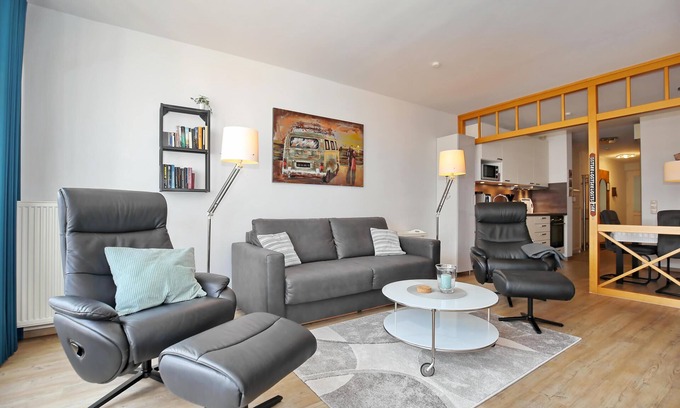 Kuehlungsborn Apartment | Seaside Escape: Meeresblick Wohnung 105 with Oceanfront Views