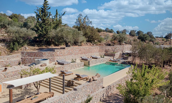 Kontos Villa | Stunning Melitta Villa with Ocean View & Private Pool