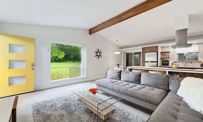 South River City House | Stylish Mid-Century Gem Near SoCo with Pet-Friendly Amenities