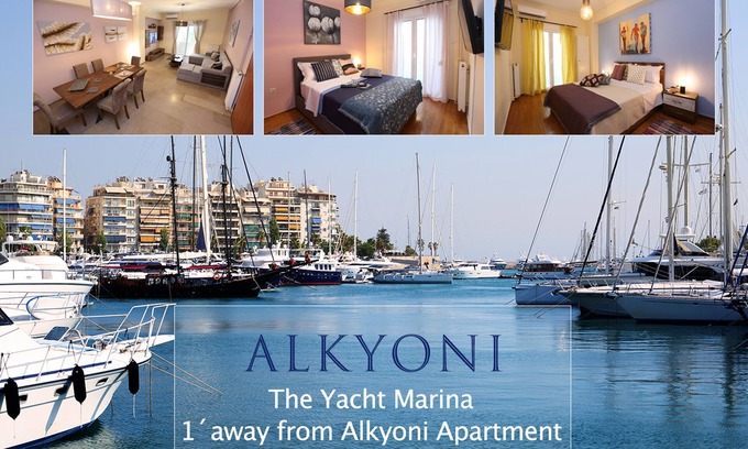 Pasalimani Apartment | Discover Alkyoni Apartment: Beachside Retreat in Piraeus