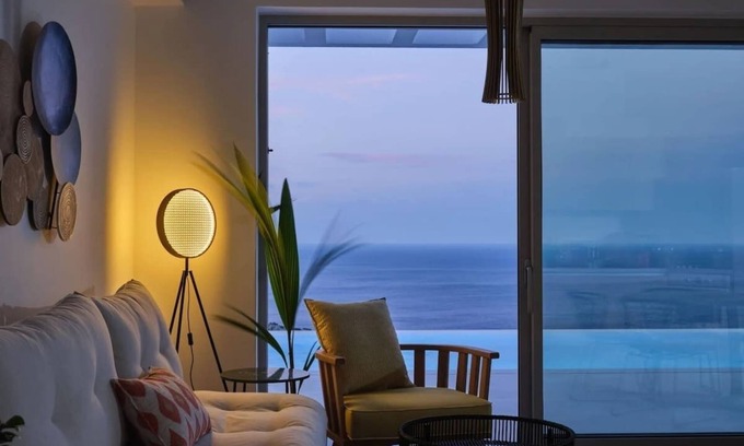 Korithi House | Menta Luxury Villa – 3BR, Pool & Sea View