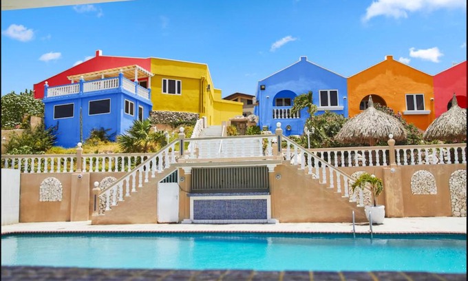 Piscadera Resort | Seaview Escape Resort: 2 Bedroom Condo with Pool & Ocean View