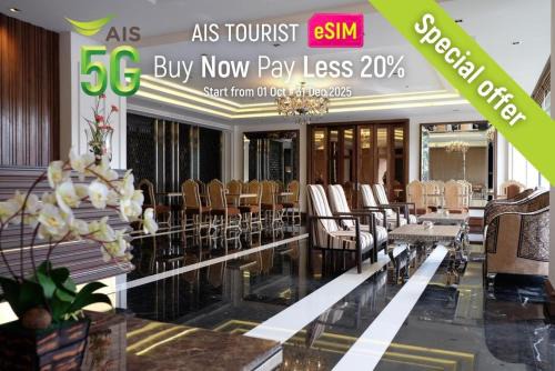 Wat Bowon Niwet Hotel | Discover Comfort at Methavalai Residence Hotel with Dining Options
