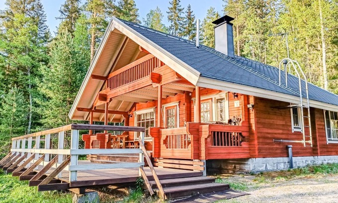 Konnevesi House | Relax at Metsätähti by Interhome: Lake Views & Spa Awaits