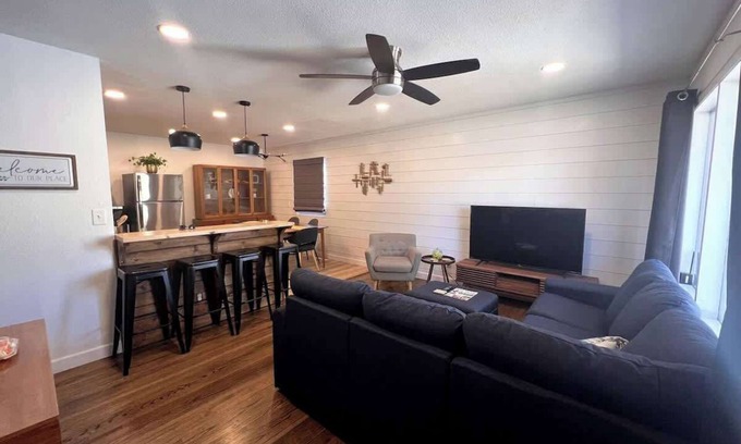 Wichita House | Mid-Century Gem with Fire Pit & Family-Friendly Amenities