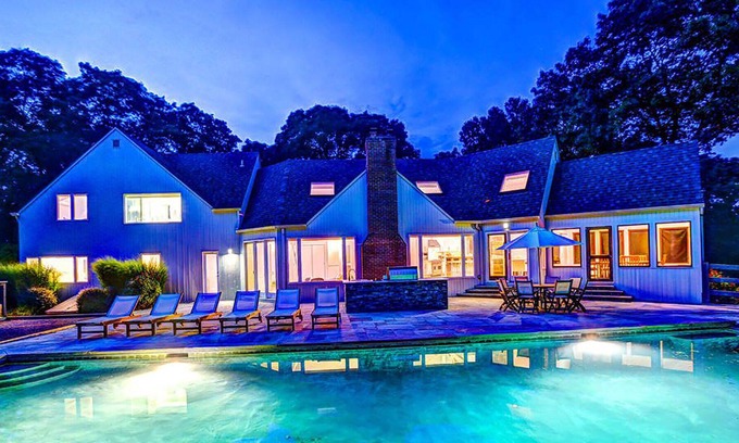 East Hampton House | Mid Century Retreat on 5 Acres Near East Bridge & Sag Harbor