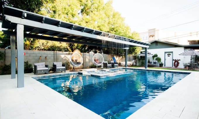 Woodlea Cottage | Midtown Studio Cottage with Heated Pool & Spa Amenities