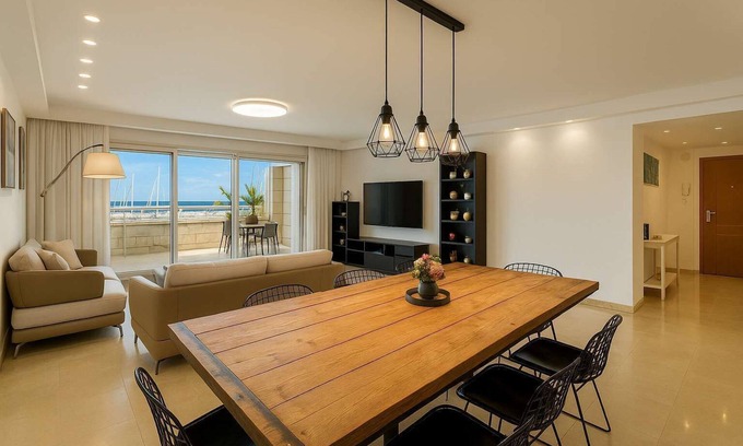 Herzliya Pituach Apartment | Miklat #Magnificent 3BR/2BA Herzlya Pituah w. Pool