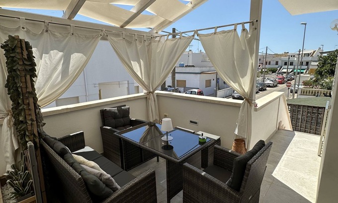 Torre Mozza Apartment | Cozy Mimosa Apartment Steps from the Beach with Ocean View