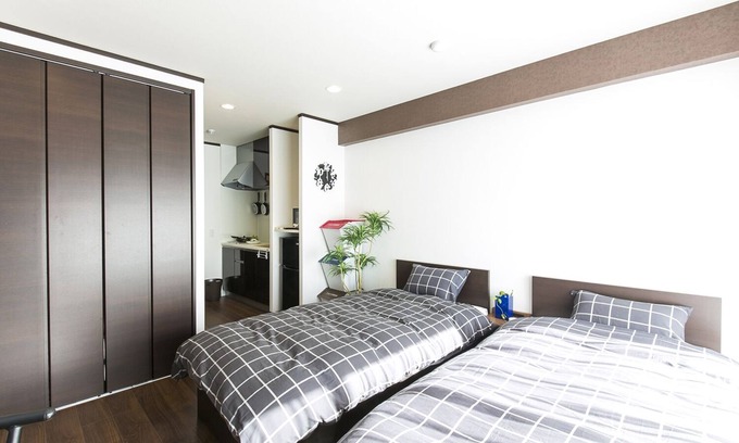 Higashi Ward Apartment | Stylish Mina Aoi Apartment: Family-Friendly with Kitchen