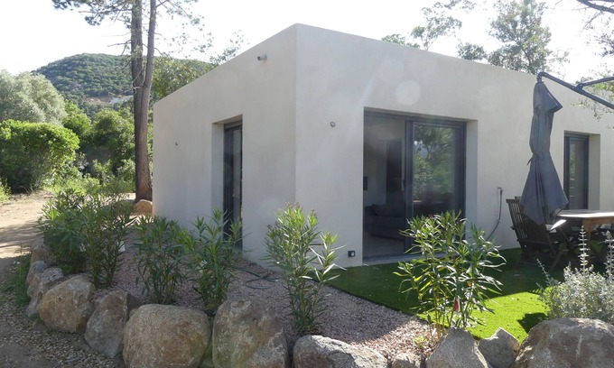 Sainte-Lucie-de-Porto-Vecchio Villa | Indulge in Mini Villa with Pool & Ocean Views in Corsica