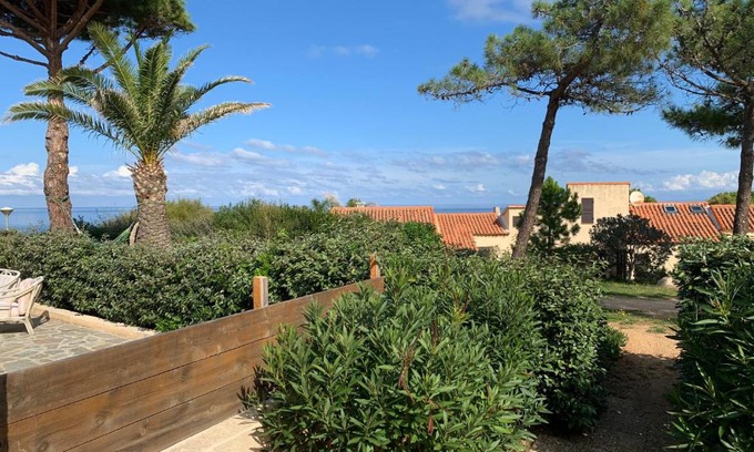 Marine de Saint Ambroggio Villa | Seaside Mini Villa with Garden and Two Terraces