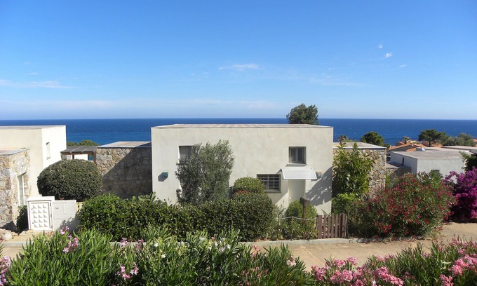 Marine de Saint Ambroggio House | Cozy 2-Bedroom Mini Villa with Sea View & Pool Access