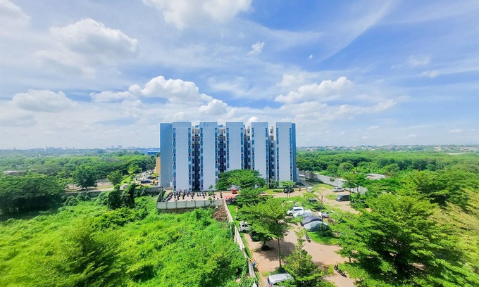 Tangerang Apartment | Cozy Minimalistic Studio Apartment at Aeropolis Residence