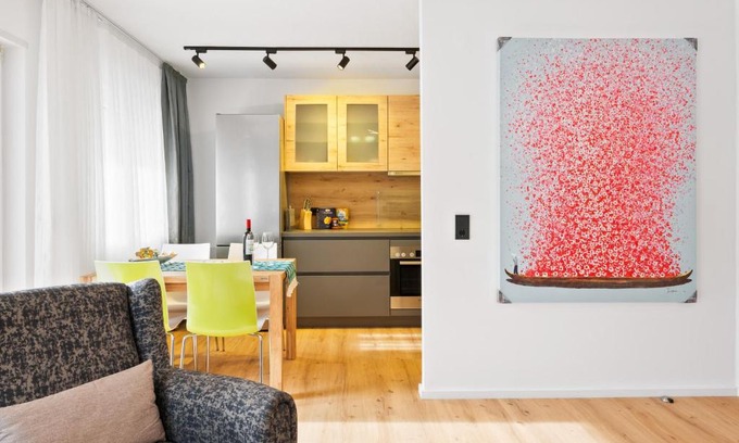Ludwigshafen Apartment | Family-Friendly Minty Lounge: 4-Star Retreat with Top Reviews