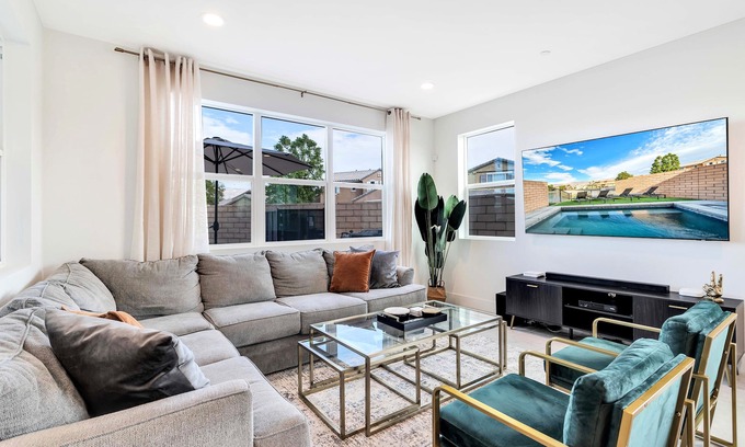 Terra Lago Villa | Modern Lakeside Villa: Steps to Coachella & Top Amenities