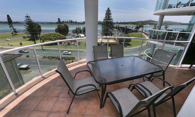 Tuncurry Apartment | Elegant Mirage 502: Family-Friendly with Pool Access