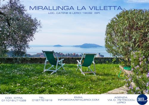 Lerici Villa | Relax at Miralunga la Villetta with Ocean View & Pool