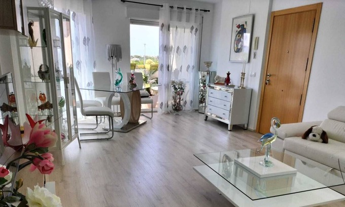 Gandia Apartment | Miramar attractive apart, 4 people, garage, village beach nearby, country views