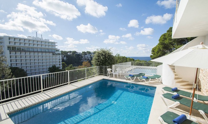 Cala Galdana Apartment | Oceanfront Escape at Miramar L in Cala Galdana
