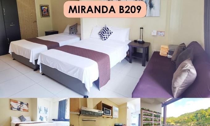 Nasugbu Apartment | Relax at Miranda 209B: Ocean View and Private Beach Access