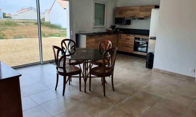 Saint-Vincent-sur-Jard House | Discover MISTRAL ABBA: 500m from Beach with Ocean Views