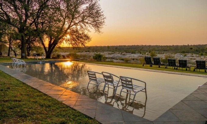Hectorspruit Cabin | Experience Mjejane River Lodge: Poolside Retreat with Breakfast
