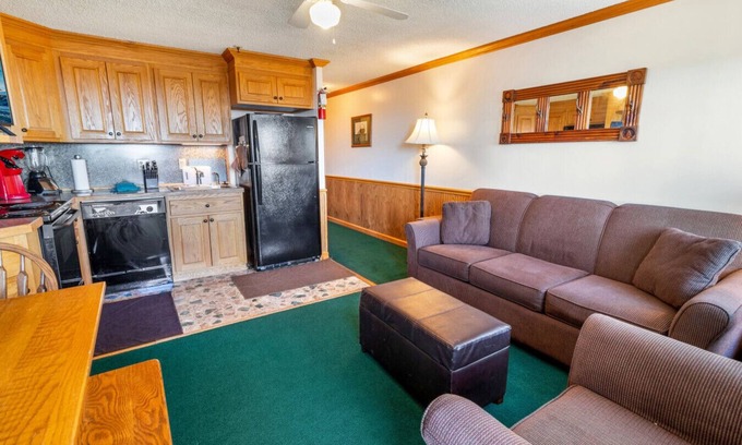 Snowshoe Apartment | Scenic Views & New Deck with Wi-Fi for Your Getaway