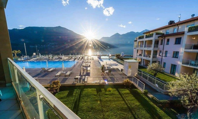 Maccagno Apartment | Modern Italian Lakes Apartment with Pool and Spa Amenities