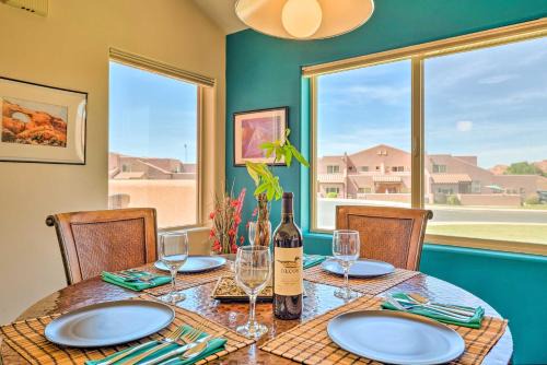 Moab South Valley House | Elegant Moab Townhome with Hot Tub - Near Arches National Park