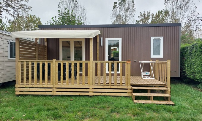 Sallenelles House | Comfortable Mobil Home for 7 in Ouistreham with Pool