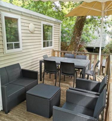 Aureilhan Other | Oceanfront Mobil Home with Private Pool & Spa Amenities