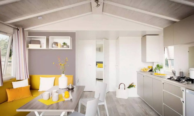 Viggianello House | Relax at Camping Tikiti with Oceanfront Mobile Homes