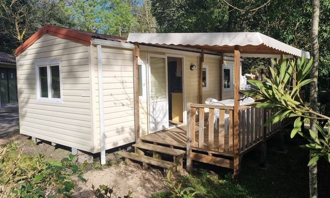 Saint-Jean-de-Valeriscle Ski Chalet | Family-Friendly Trigano Mobile Home with Air Conditioning