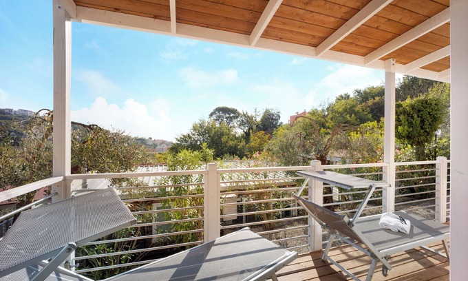 Pietra Ligure House | Relax at Mobile Home Next 230: Pool, Terrace & Wi-Fi