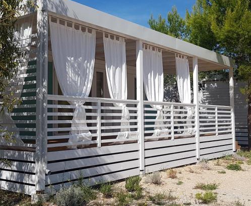 Susica Resort | Pet-Friendly Mobile Home with Ocean Views in Murter